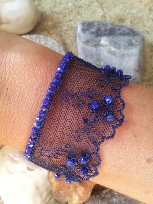 bracelet éléonore lapis lazuli vaciouk bijoux
