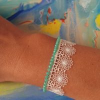bracelet minimeghan turquoise vaciouk bijoux